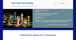 Desktop Screenshot of fairwindsrecruiting.com