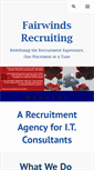 Mobile Screenshot of fairwindsrecruiting.com